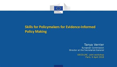 Skills For Policymakers For Evidence Informed Policy Making