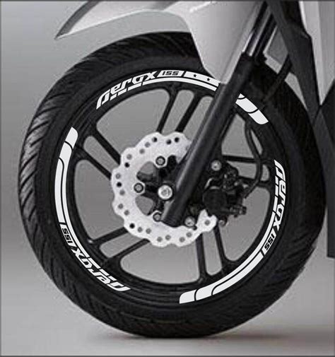 Sticker Lis Velg Aerox Set Depan Belakang Lazada Indonesia