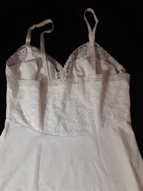 Vintage Top Form Nylon Full Slip Lingerie Slip Dress Gem