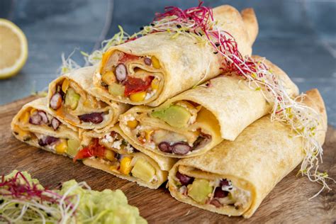 Mexikanische Wraps Vegetarisch Rezept Eat De