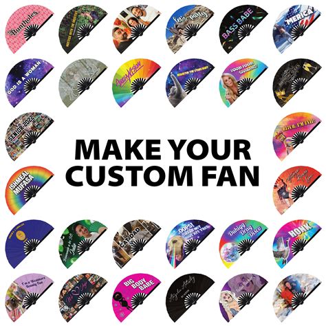 Custom Hand Fan Personalized Foldable Hand Fan Customized Etsy