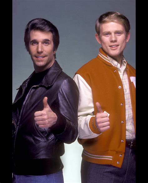 Photo Henry Winkler Et Ron Howard Fonzie Et Richie Purepeople