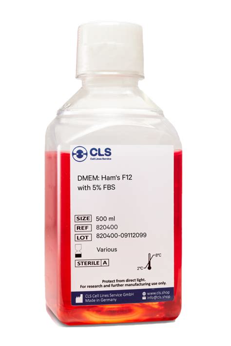 DMEM Ham S F12 With 5 FBS XL BIOTEC