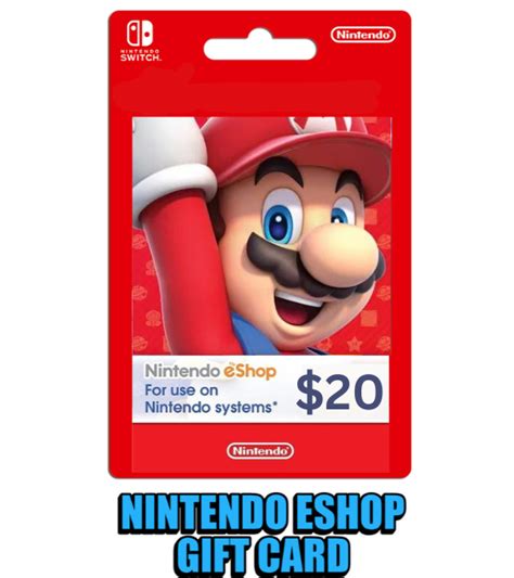 TARJETA NINTENDO ESHOP 20 USD Evergames