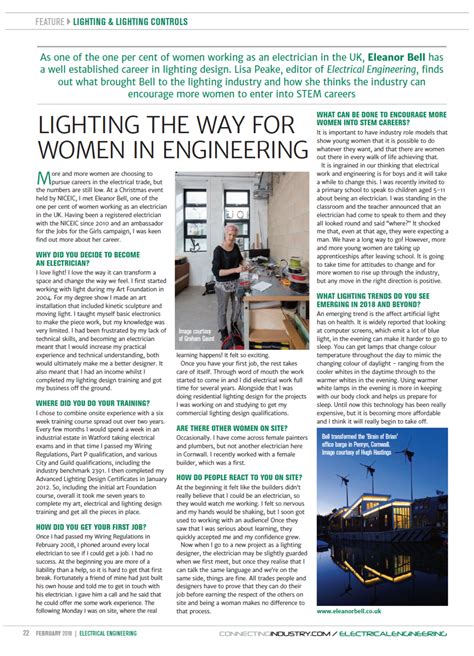 Lighting The Way For Women In Engineering Working As A Female