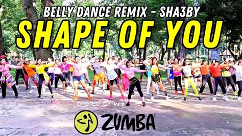 Zumba SHAPE OF YOU BELLY DANCE Ed Sheeran Amr Diab Sha3by Remix