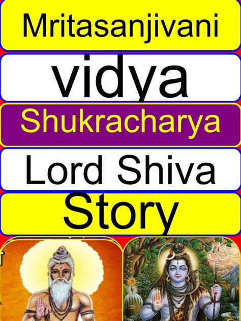 What Is Mritasanjivani Vidya Shukracharya Story Shukracharya