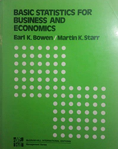 Basic Management Statistics - AbeBooks 