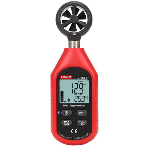 Uni T Ut363bt Bluetooth Mini Wind Speed Meter Digital Pocket Size