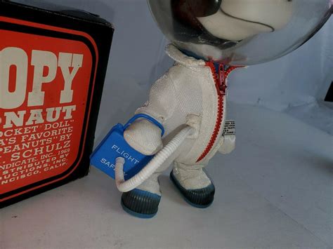 Snoopy NASA 1969 Astronaut in Space Suit With Box Peanuts Cartoon ...