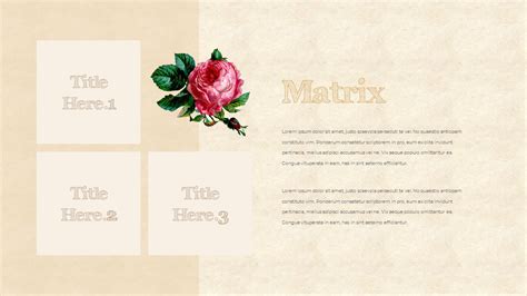 Vintage Flower PowerPoint Presentation PPT|Lifestyle|Templates