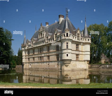 Chateau Of Azay Le Rideau Unesco World Heritage Site Indre Et Loire