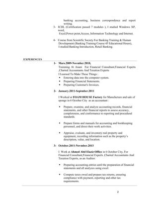 Mohamed Shaker Resume Pdf