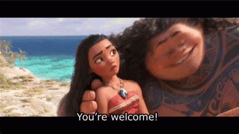 Moana Yourewelcome GIF - Moana Yourewelcome TheRock - Discover & Share GIFs Maui Youre Welcome ...