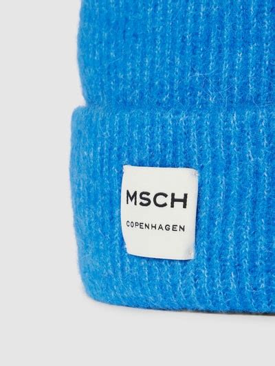 Kup online MSCH Copenhagen Czapka beanie z naszywką z logo model Hope