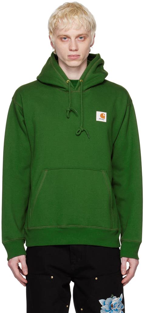 Awake Ny Green Carhartt Wip Edition Hoodie Ssense Canada