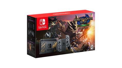 Nintendo Switch Monster Hunter Rise Deluxe Edition System Nintendo