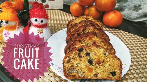 Simple Super Moist Rich Fruit Cake Christmas Special Recipe Non