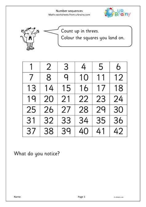 Number Sequences Number And Place Value By URBrainy