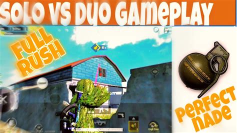 Solo Vs Duo Rush Gameplay Pubg Mobile Full Rush Youtube