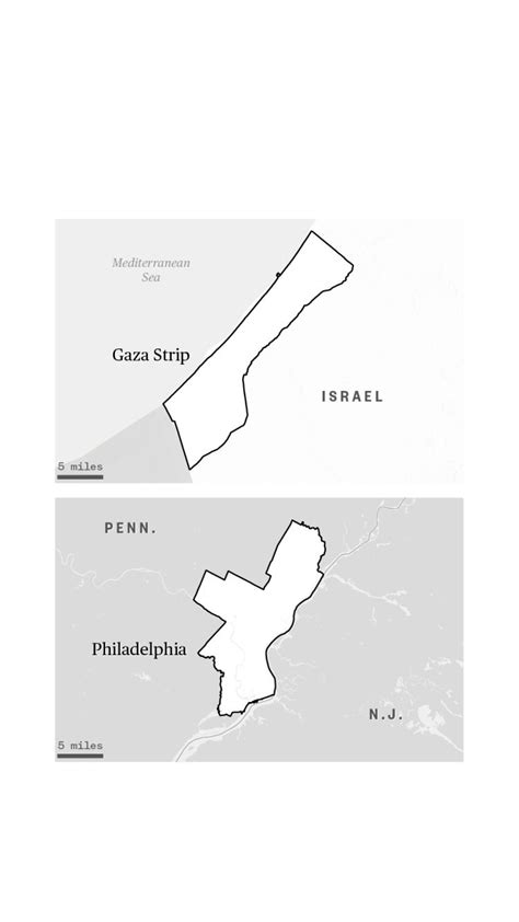 Gaza Strip map: How density matters in the Israel-Hamas conflict