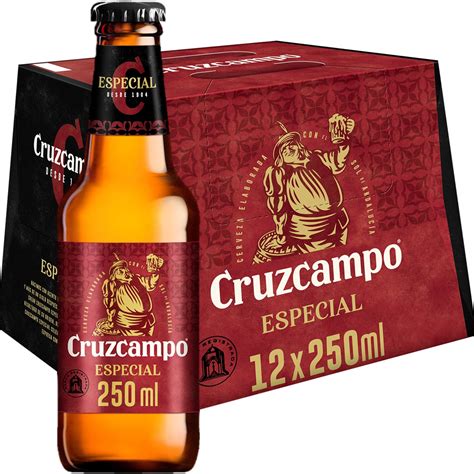 Comprar Cerveza Rubia Especial Pack 12 Botellas 25 Cl CRUZCAMPO