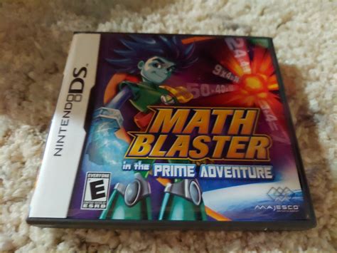 Math Blaster In The Prime Adventure Nintendo Ds 2009 Complete