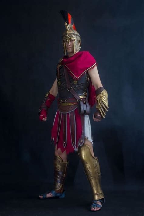 Assassins Creed Odyssey Alexios Cosplay Helmet Armor And Costume