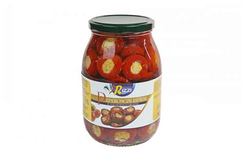 TONHALLAL TÖLTÖTT CSÍPŐS PEPPERONI 960g Gusti Mediterraneo