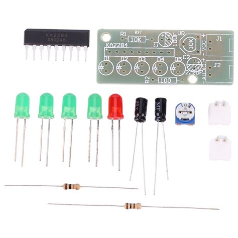 Yucurem Ka Audio Level Indicator Module Kit Mm Red Green Led Level