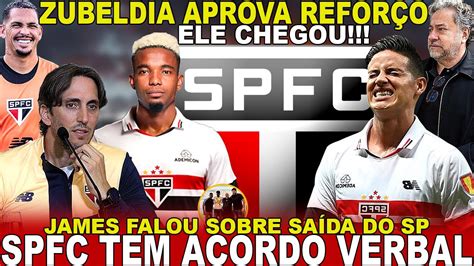 AVASSALADOR SPFC AGITA O MERCADO ZUBELDIA APROVA REFORÇO T