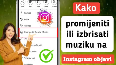 Kako Promijeniti Ili Izbrisati Muziku Na Instagram Objavi Novo