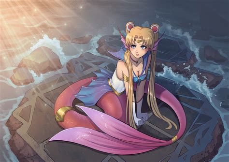 Artstation Mermaid Sailor Moon