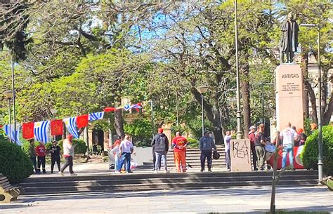 Sunca paró este miércoles y realizó movilizaciones en todo el país