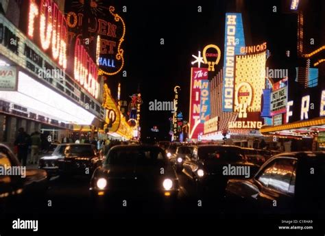 Las Vegas strip vintage 1960s 1970s photo of Mint Horseshoe Binions ...