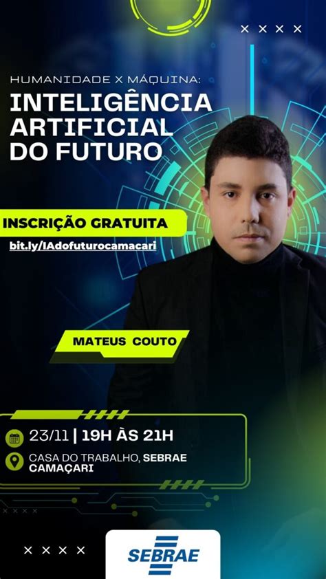 Sedec e Sebrae promovem evento sobre Inteligência Artificial na quinta