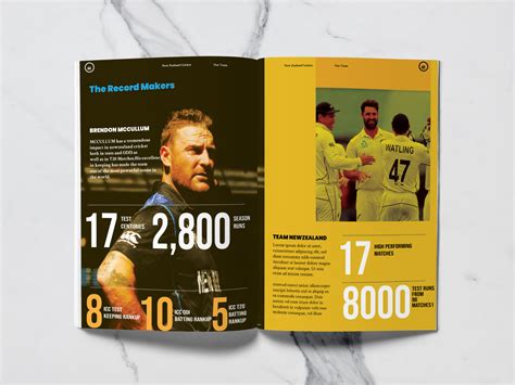 Sports Magazine Layout By Sihabulhasan On Dribbble