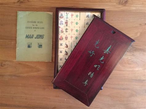 Gioco Mahjong Bamb Osso Cina Met Del Xx Secolo Catawiki