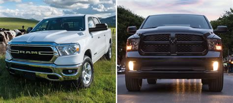 2022 Ram 1500 Vs 2022 Ram 1500 Classic The Modern And Vintage Ram Truck Tussle