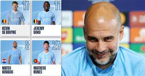 Man City's full 23-man squad after transfer window - Football | Tribuna.com