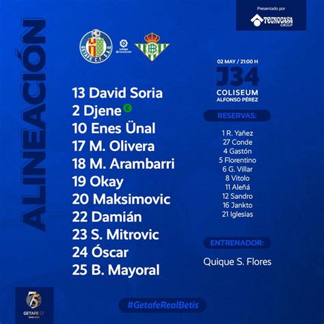 Escalações De Getafe X Betis - Melhores momentos para Getafe x Real Betis por LaLiga (0-0) | 02/05 ...