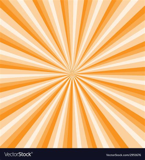 Orange Rays Background Royalty Free Vector Image