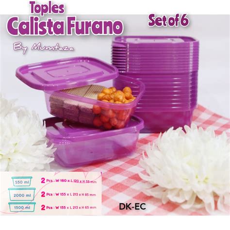 Jual Calista Furano Premium Full Colour Toples Set 6in1 Tempat