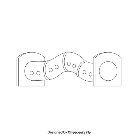 Playground tunnels and tubes drawing black and white clipart free download