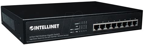 Int 560641 Switch 8 Port Gigabit Ethernet Poe Bei Reichelt Elektronik