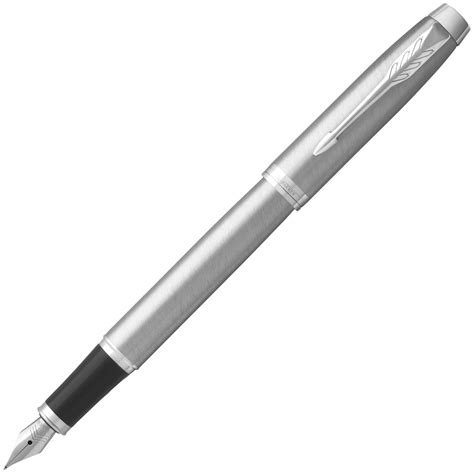 Ручка перьевая Parker IM Essential F319, Brushed Metal CT (Перо F) 2143635