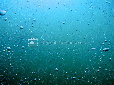 Ocean Photography, Blue Bubbles - Cannon Beach Photo