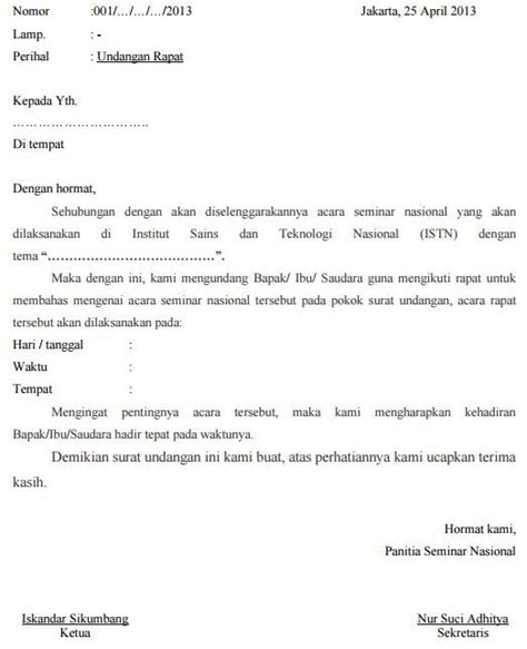 Detail Contoh Surat Undangan Pentas Seni Koleksi Nomer 54