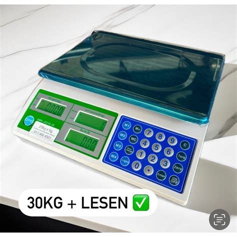 25kg 30kg 40kg Timbang Digital Pricing Scale Electronic Digital