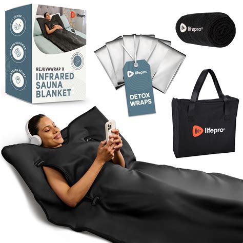 LifePro Infrared Sauna Blanket for Detox & Relaxation – Portable Far